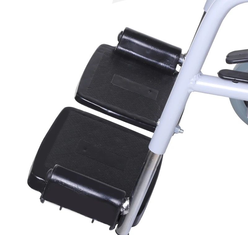 ویلچر همراه مدل 207519 رنگی آلومینیومی سایز 43 چرخ عقب 16 اینچ توپر جلوتوپر کد 20751924