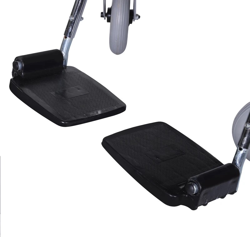 ویلچر همراه ایران بهکار مدل 20719s همراه آبکرم سایز 43 دسته شکن چرخ عقب توپر چرخ جلوتوپر کد 20719004